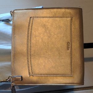 Reed Krakoff Gold PU Leather Crossbody Bag NWOT